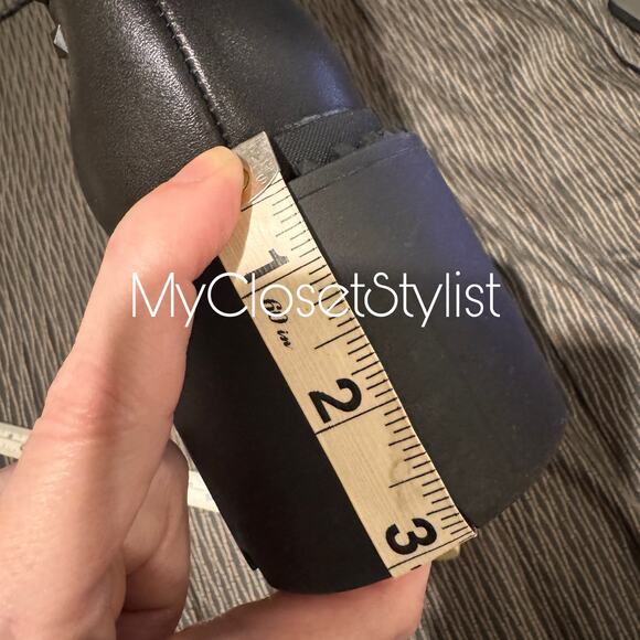 ASH Black Studded Leather Moto Rocker Boots 8 NEW & RARE! Festival Combat Boot - Picture 7 of 9